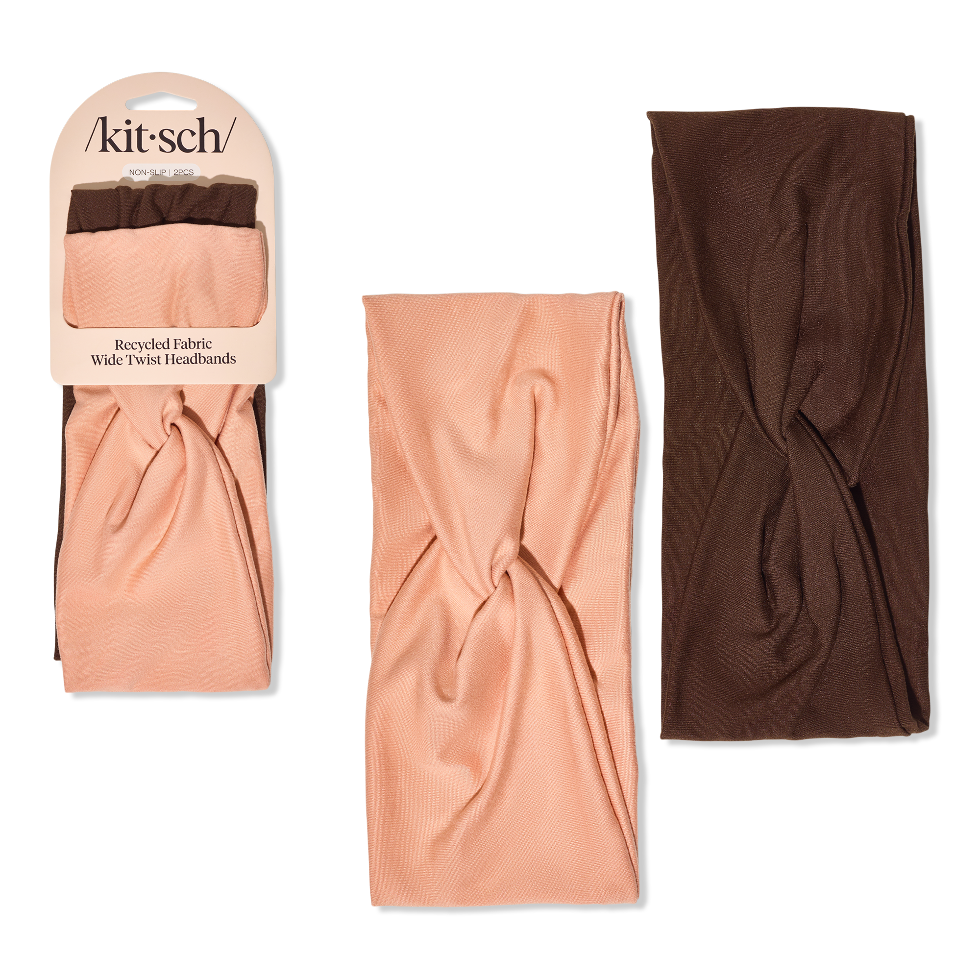 Kitsch Recycled Fabric Stretchy Turban Headbands #1