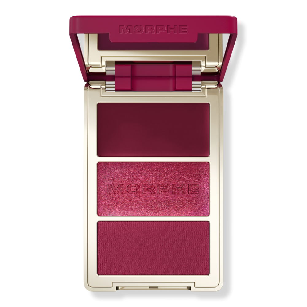 Morphe Cheek Thrills Multi-finish Face Trio - Wine & Dine
