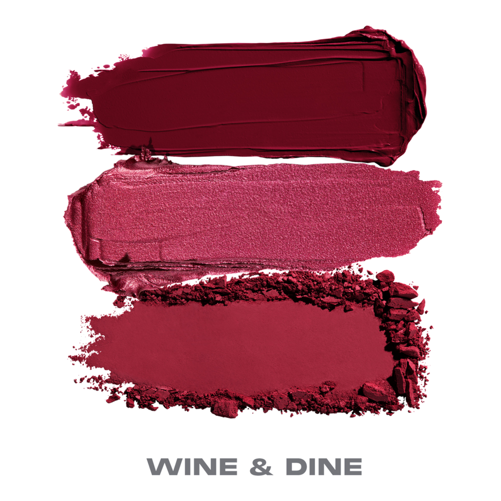 Cheek Thrills Multi-Finish Face Trio - Wine & Dine