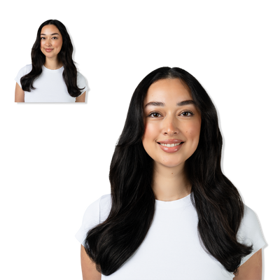 Locks & Mane 16" Clip-in Human Hair Extensions