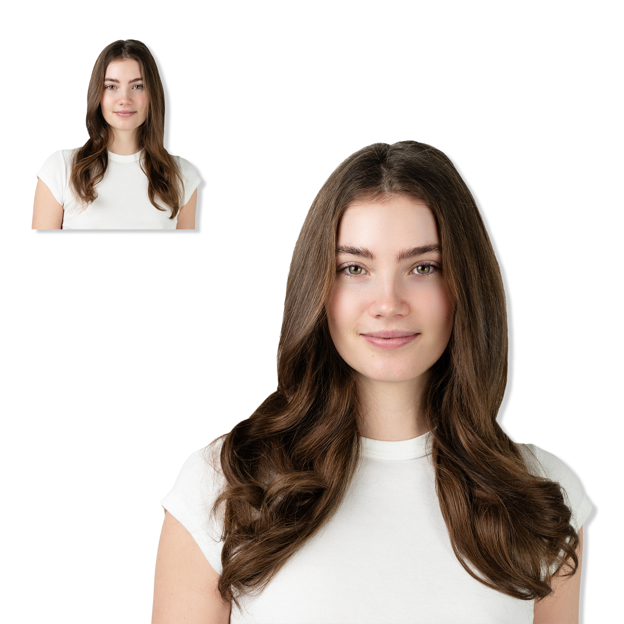 Locks & Mane 16" Clip-in Human Hair Extensions #1