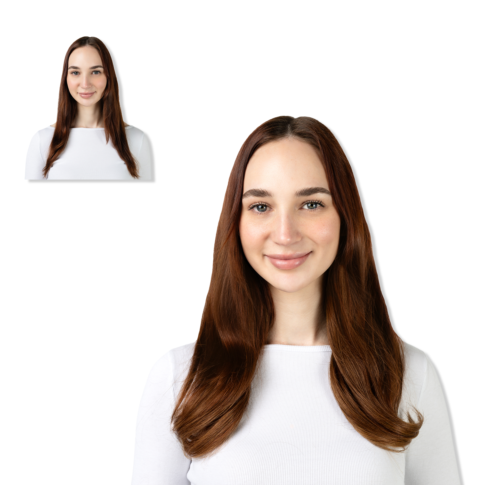 Locks & Mane 16" Clip-in Human Hair Extensions #1