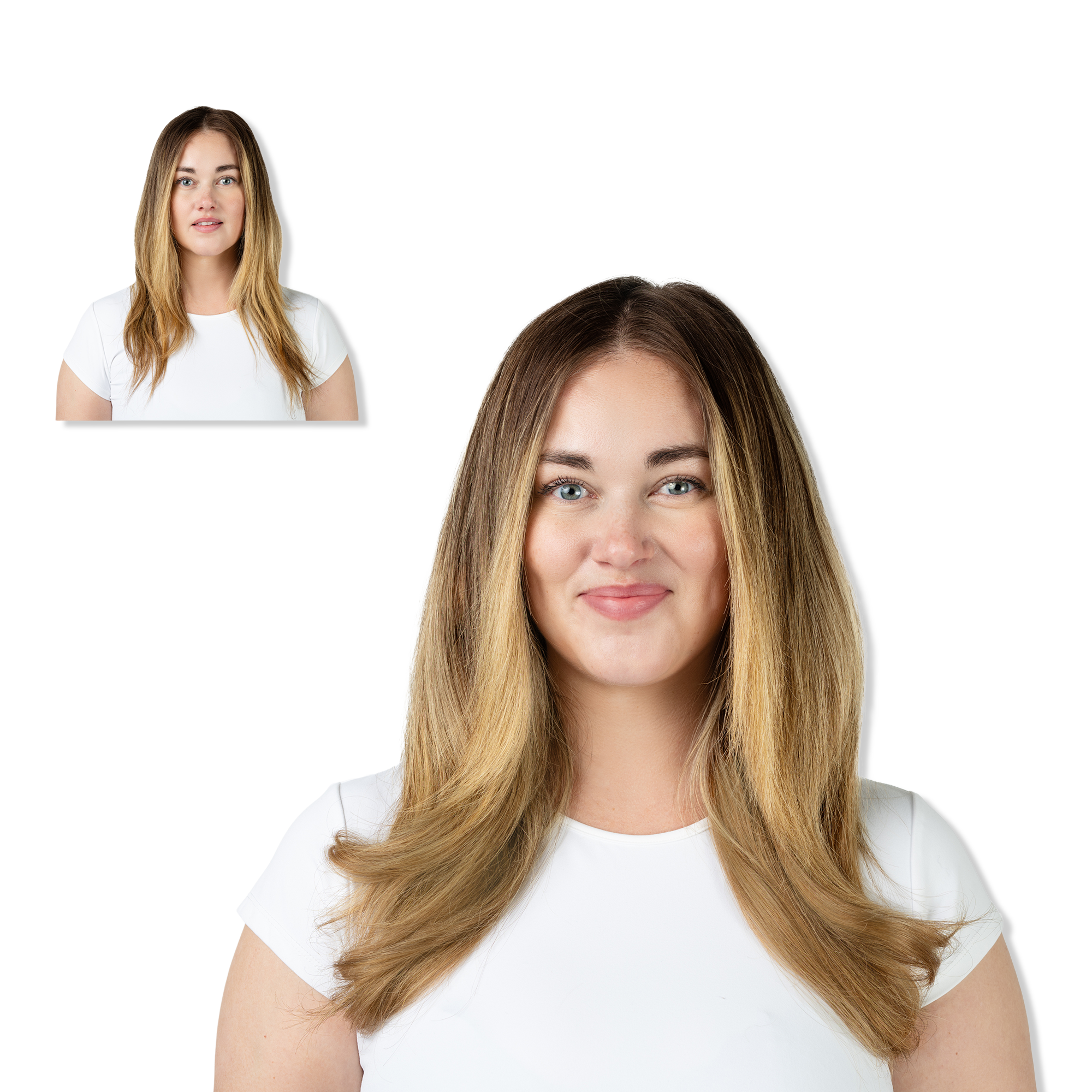 Locks & Mane 16" Clip-in Human Hair Extensions #1