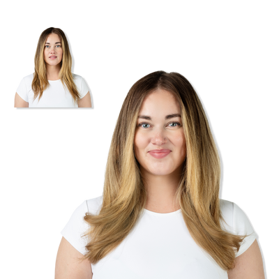 Locks & Mane 16" Clip-in Human Hair Extensions