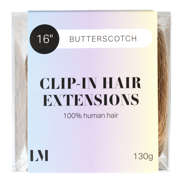 Locks & Mane 16" Clip-in Human Hair Extensions #3