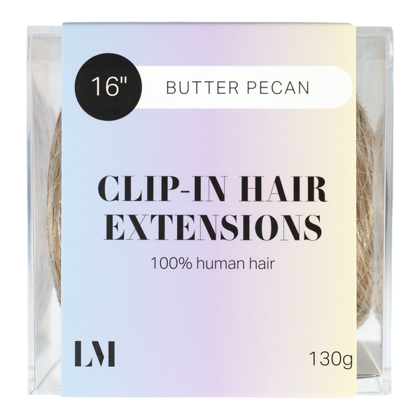 Locks & Mane 16" Clip-in Human Hair Extensions #3