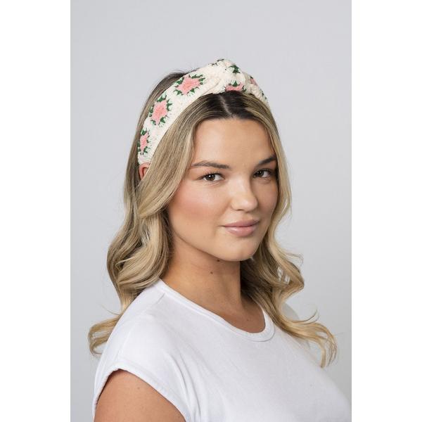 Locks & Mane Crochet Flower Headband #2