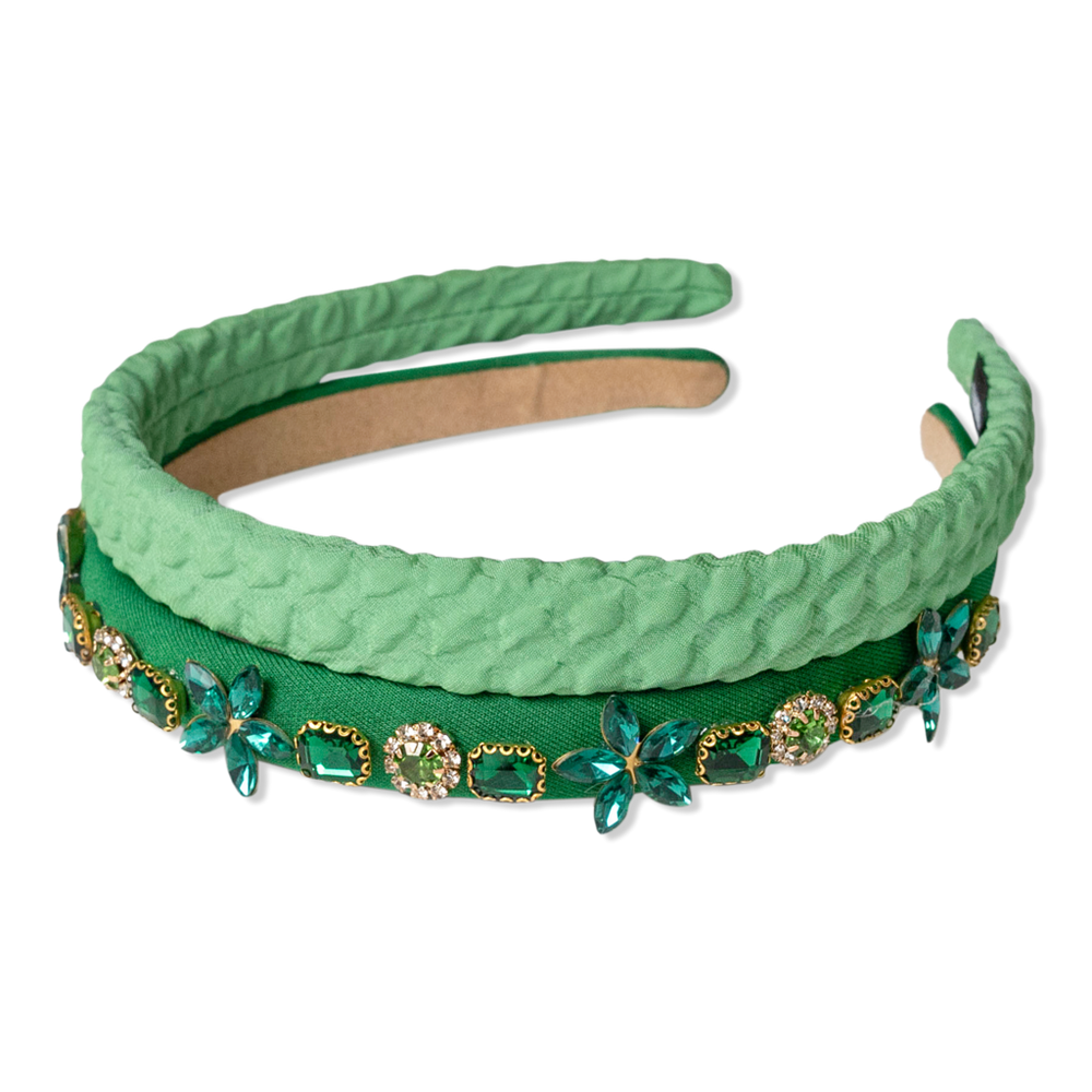 Locks & Mane Fancy & Fun Headband - Green In Green