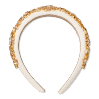 Amber Jewel Floral Headband