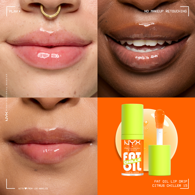 Fat Oil Lip Drip Chillz Cooling Lip Oil - Citrus Chiller