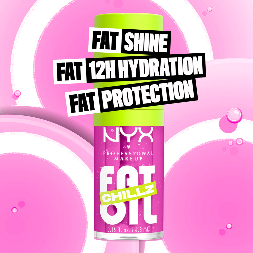 Fat Oil Lip Drip Chillz Cooling Lip Oil - Strawberry Slush