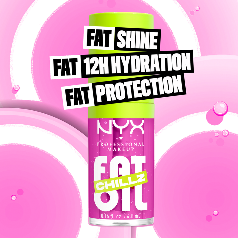 Fat Oil Lip Drip Chillz Cooling Lip Oil - Strawberry Slush
