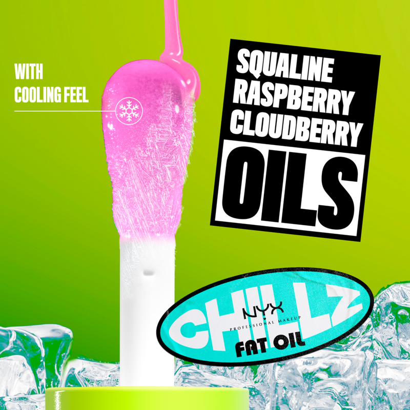 Fat Oil Lip Drip Chillz Cooling Lip Oil - Strawberry Slush