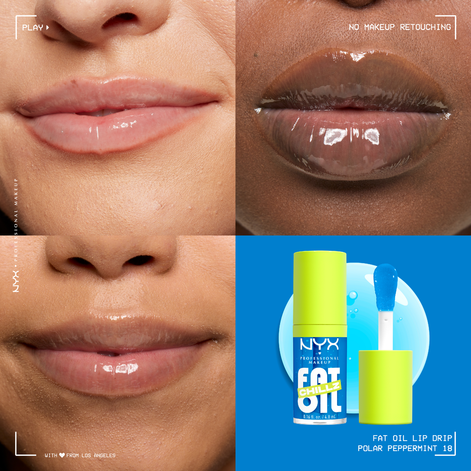 Fat Oil Lip Drip Chillz Cooling Lip Oil - Polar Peppermint