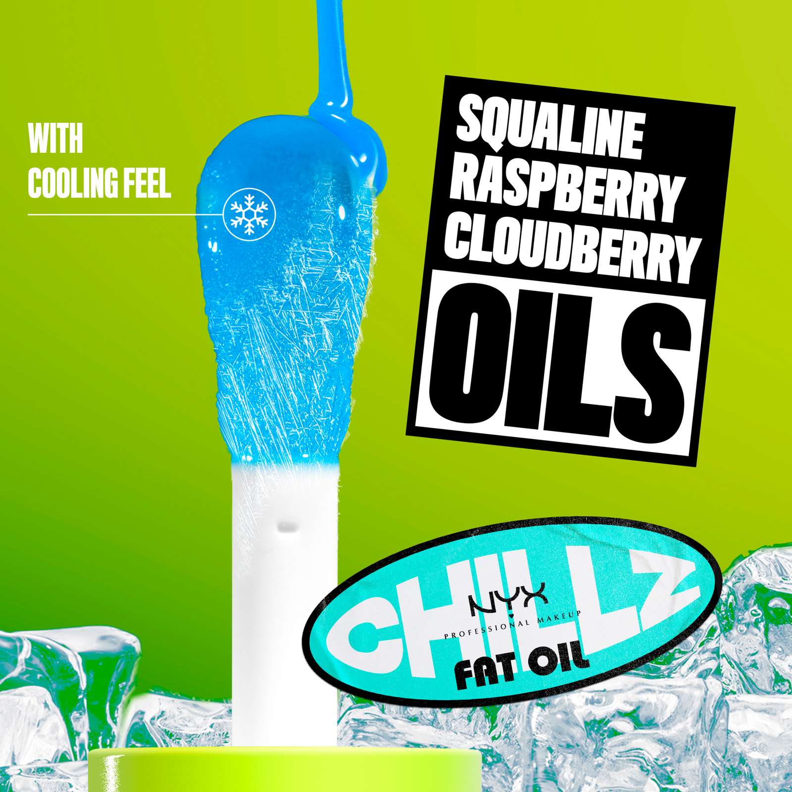 Fat Oil Lip Drip Chillz Cooling Lip Oil - Polar Peppermint