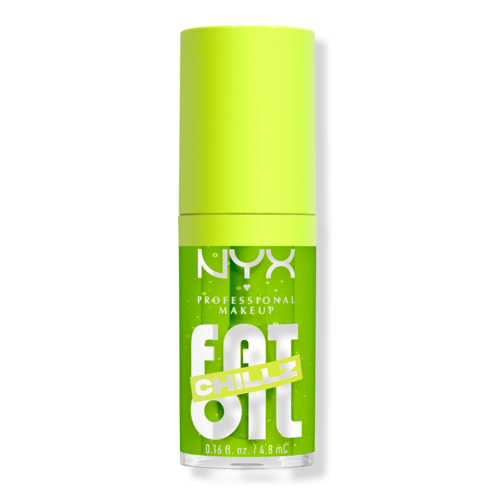 Nyx Professional Makeup Fat Oil Lip Drip Chillz Cooling Lip Oil - Kiwi Freeze
