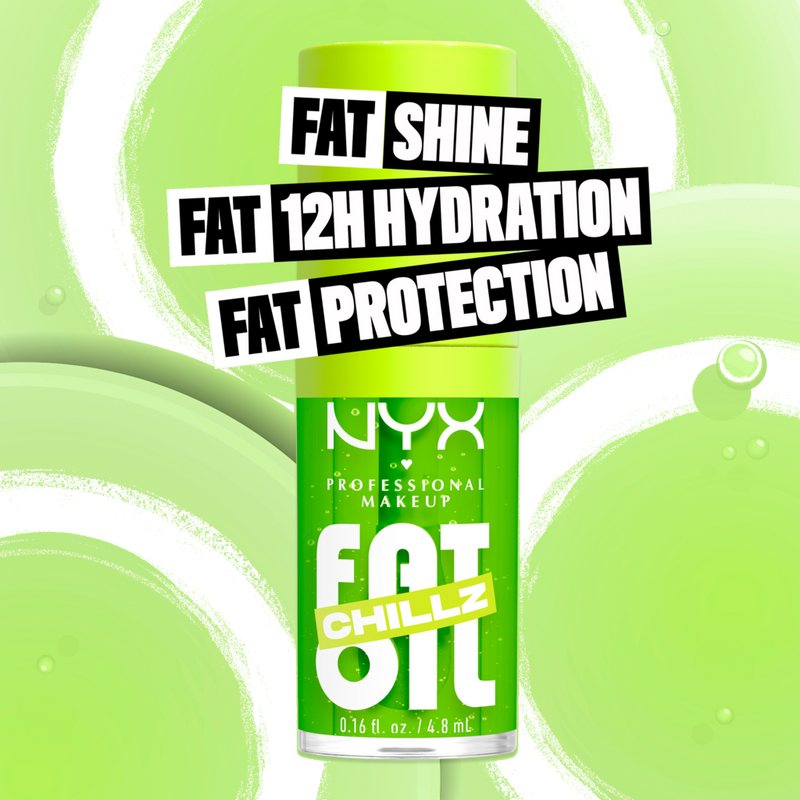 Fat Oil Lip Drip Chillz Cooling Lip Oil - Kiwi Freeze