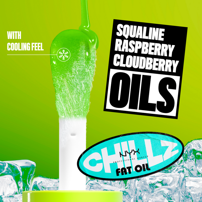 Fat Oil Lip Drip Chillz Cooling Lip Oil - Kiwi Freeze