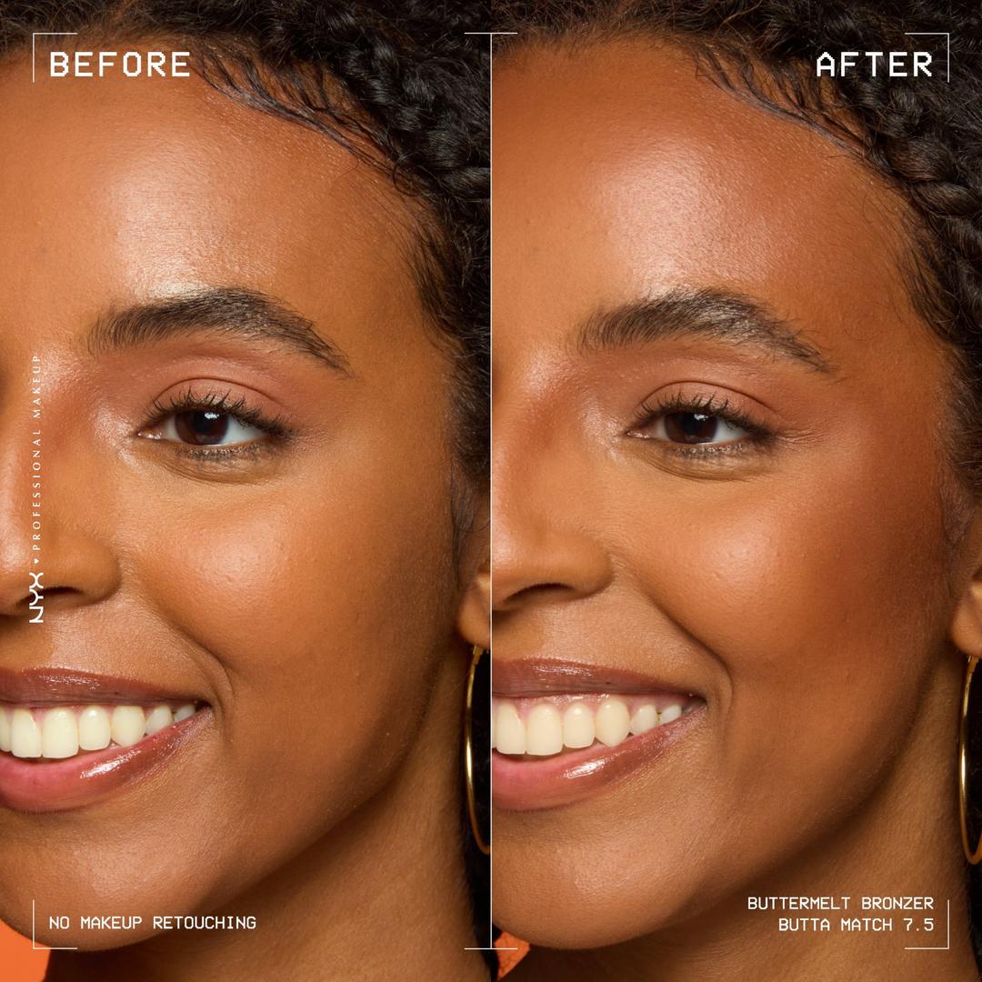 Buttermelt Pressed Powder Natural Finish Bronzer - Butta Ballin'