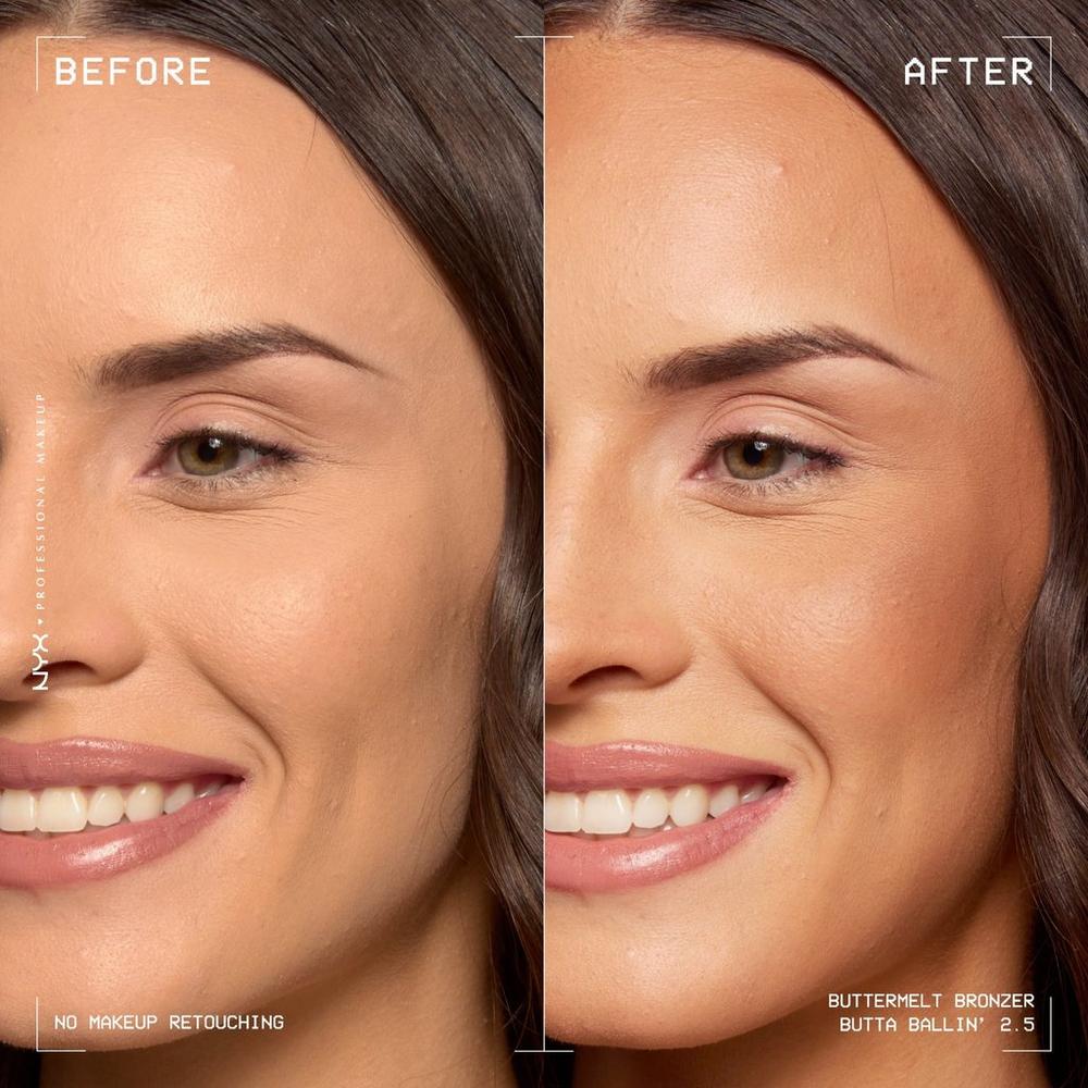 Buttermelt Pressed Powder Natural Finish Bronzer - Butta Ballin'