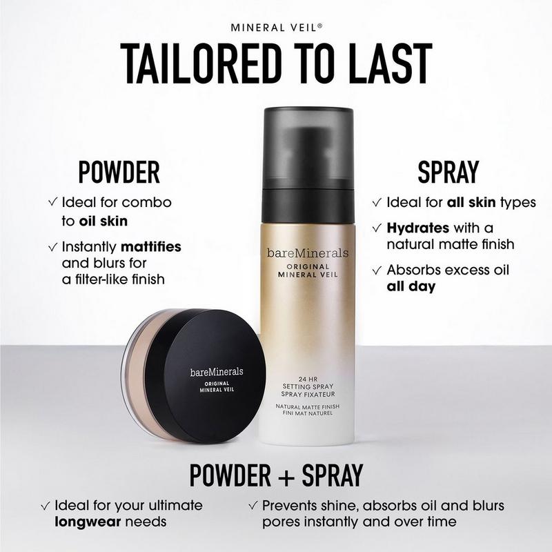 bareMinerals - ORIGINAL Mineral Veil 24HR Natural Matte Setting