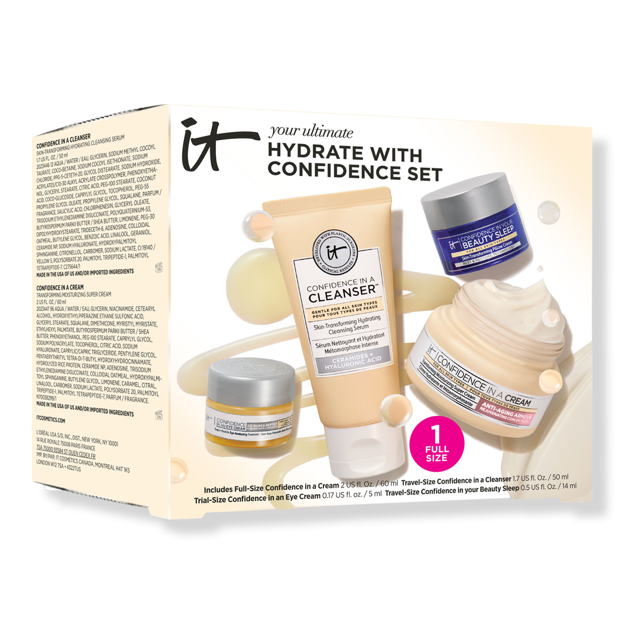 IT Cosmetics Hydrate with Confidence Anti-Aging Skincare Set #1