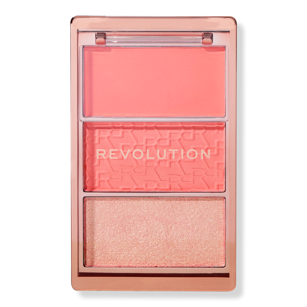 Revolution Beauty Blush Icon Palette - Authentic Peach