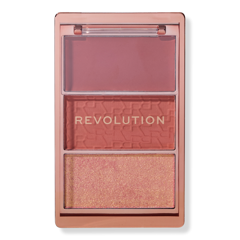 Revolution Beauty Blush Icon Palette - Aura Points Rose