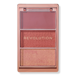 Revolution Beauty Blush Icon Palette - Aura Points Rose