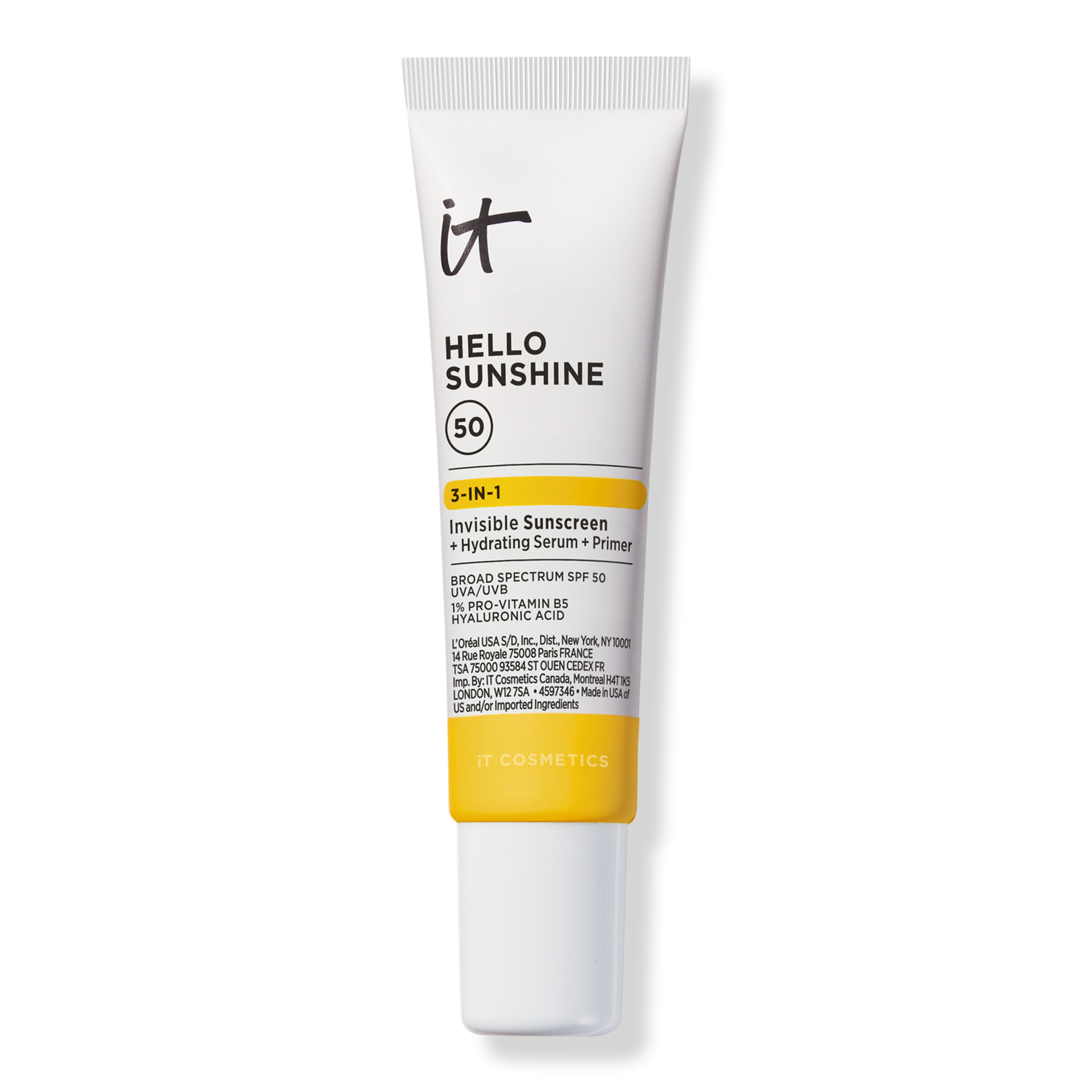 IT Cosmetics Travel Size Hello Sunshine Invisible Face Sunscreen SPF 50 #1