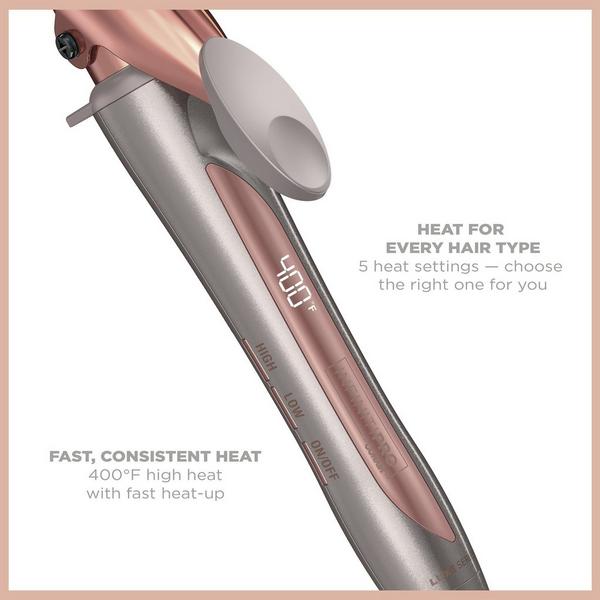 Conair XL Luxe Digital Series by Conair Rose Gold Titanium Curling Iron #3