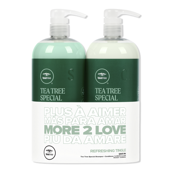 Paul Mitchell Tea Tree Special Refreshing Tingle Liter Set #1