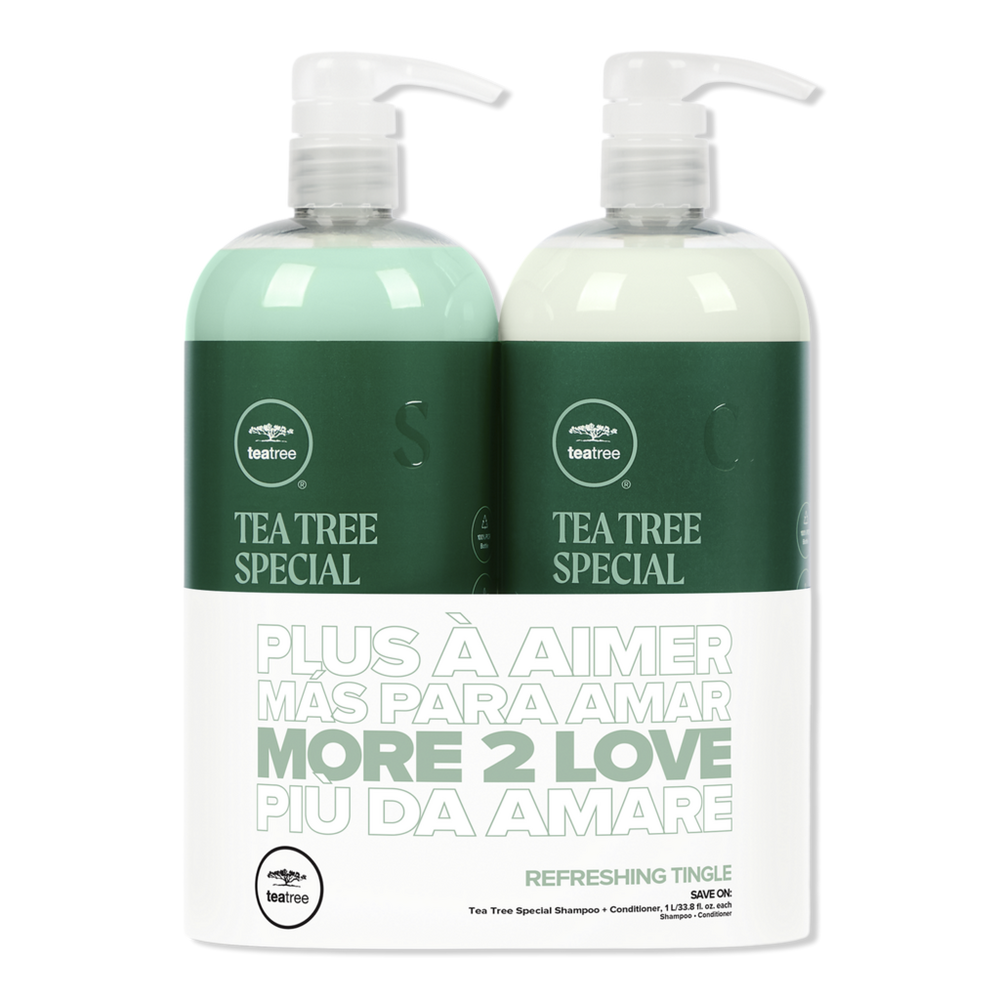 Paul Mitchell Tea Tree Special Refreshing Tingle Liter Set