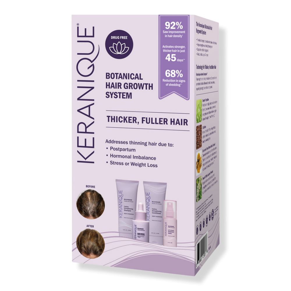 Botanical Hair Growth System for Thicker, Fuller Hair