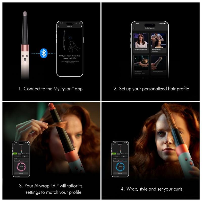 Airwrap i.d. Multi-Styler and Dryer Curly+Coily in Ceramic Pink – Dyson