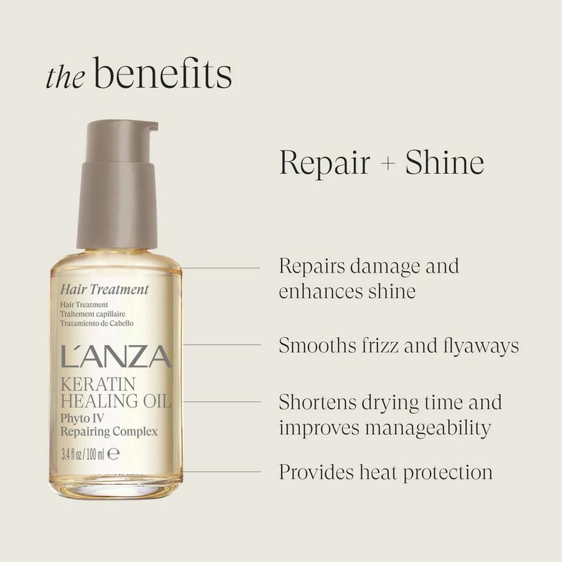 L'anza - 3.4 oz Keratin Healing Oil Hair Treatment | Ulta Beauty