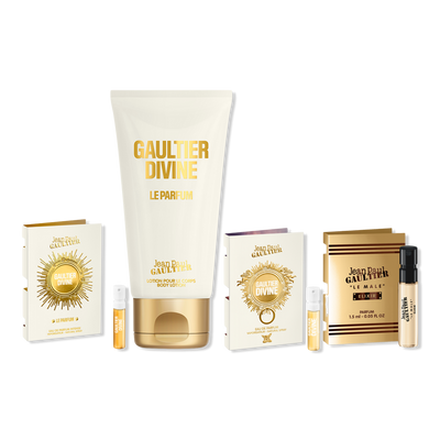 Jean Paul Gaultier Free 4 Piece Gift with select large spray purchase Free 4 Piece Gift with select large spray purchase