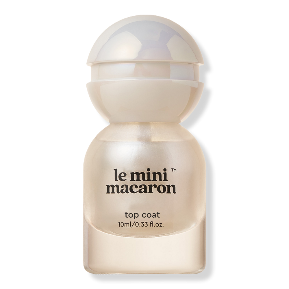 Le Mini Macaron Le Sweet Nail Polish Special Effect Top Coat - Satin Pearl