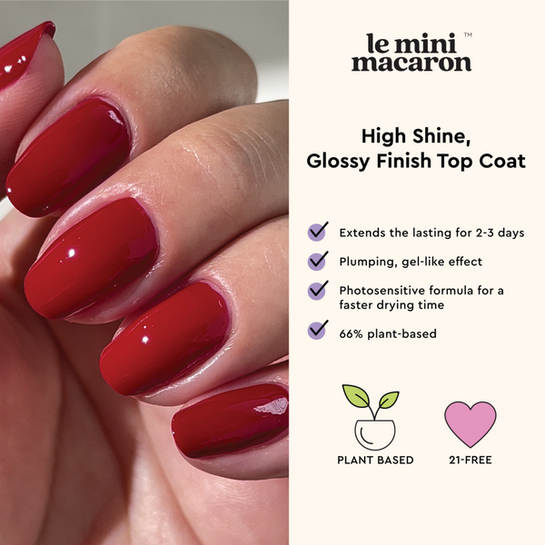 Le Mini Macaron Le Sweet Gel Effect Top Coat #4
