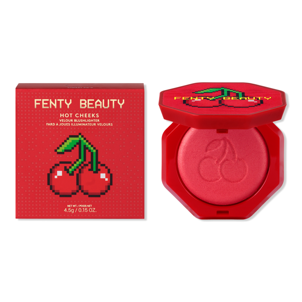 Fenty Beauty By Rihanna Hot Cheeks Velour Blushlighter - Cherry Pie'd In Red