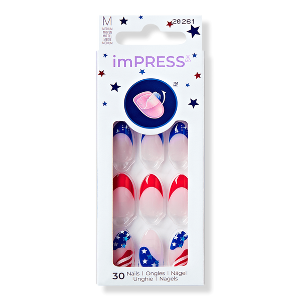 Kiss imPRESS Patriotic Press On Nails #1