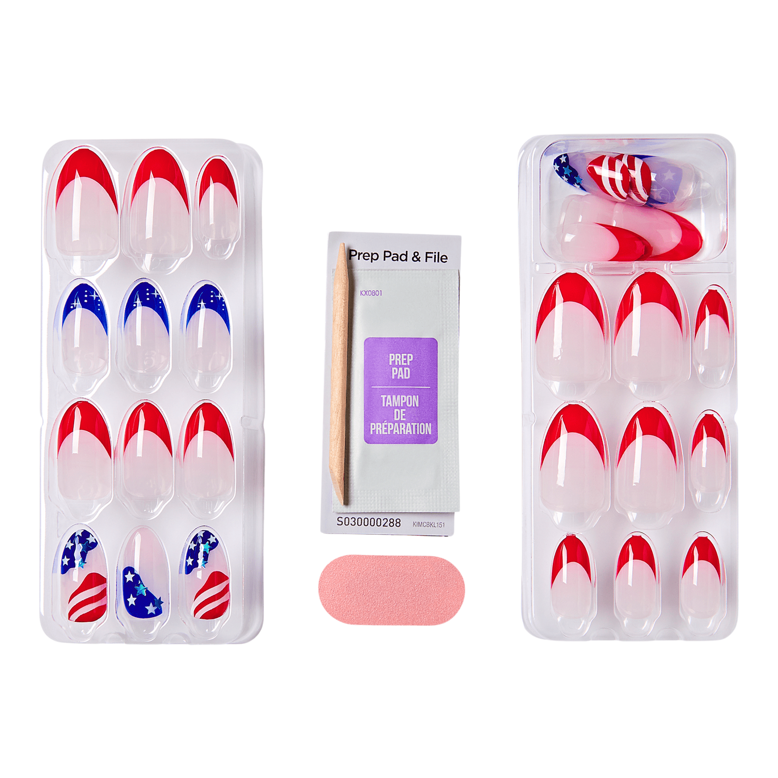 imPRESS Patriotic Press On Nails