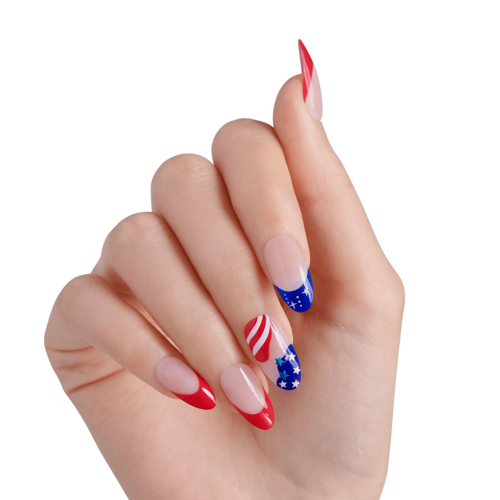 imPRESS Patriotic Press On Nails