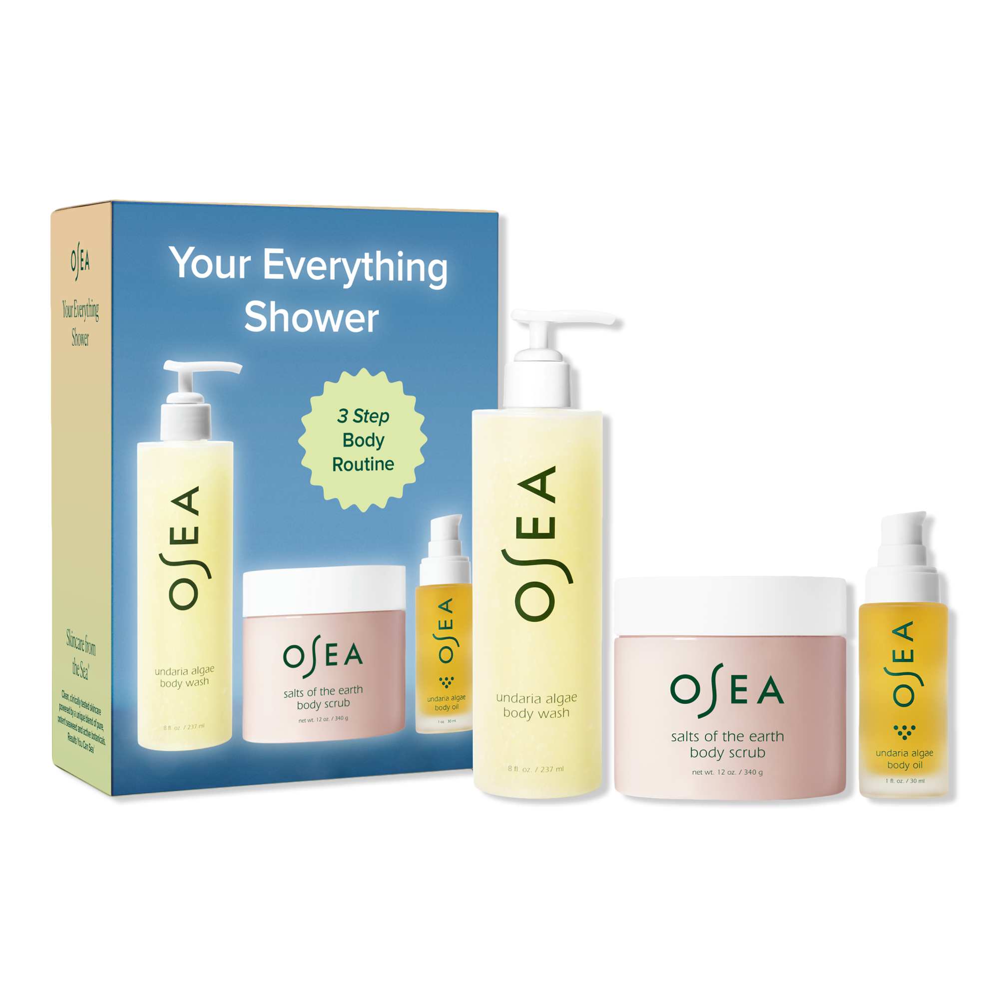 OSEA Your Everything Shower 3 Step Body Routine #1