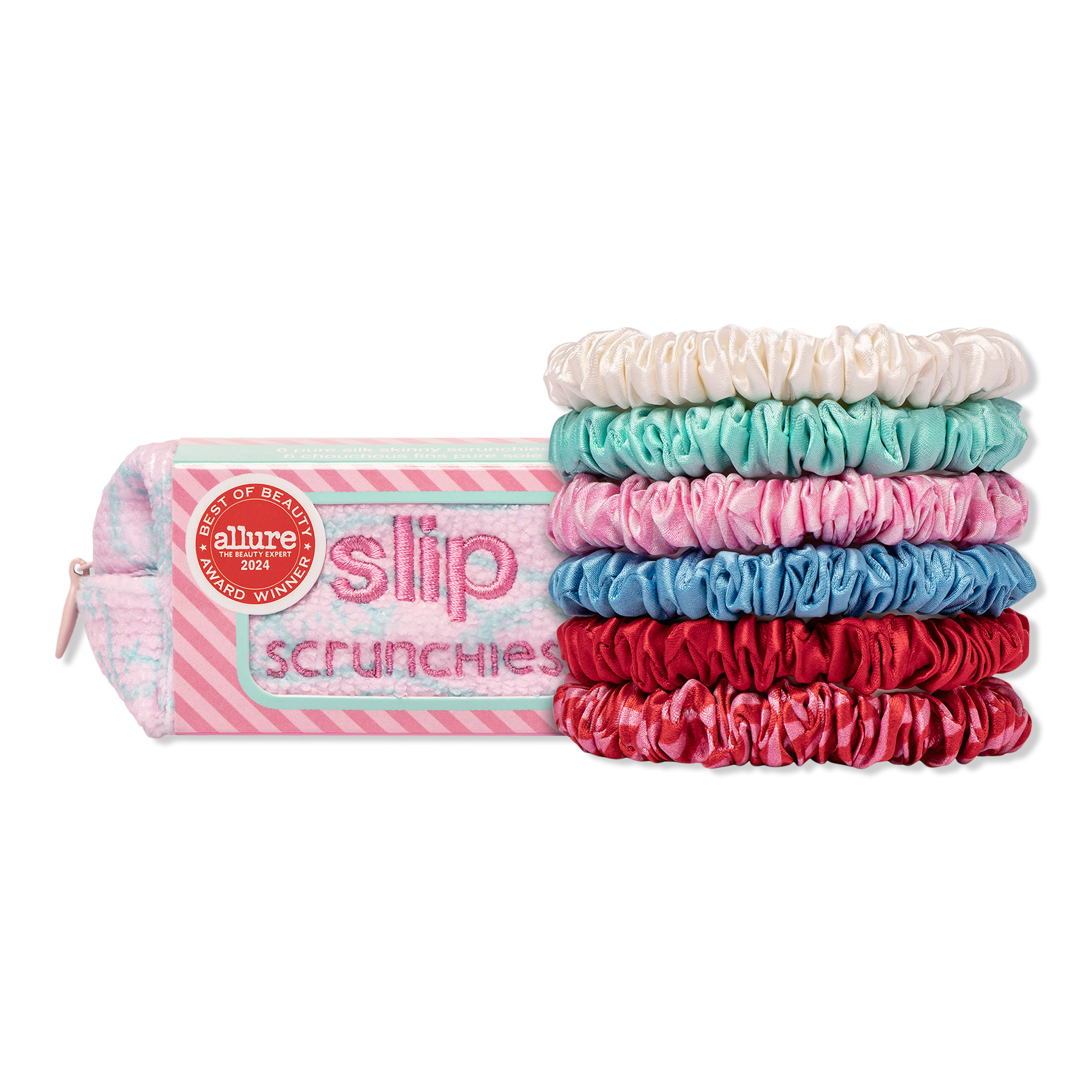 Slip Pure Silk Skinny Scrunchies 6 Pack #1