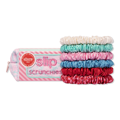 Slip Pure Silk Skinny Scrunchies 6 Pack