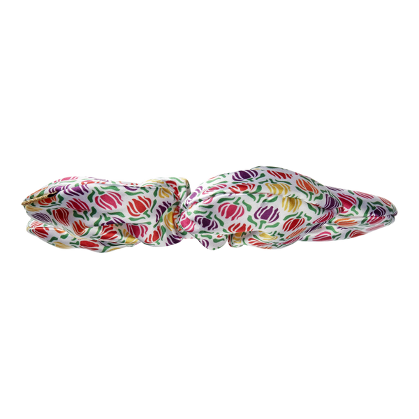 Scünci Wicked Munchkinland Printed Satin Flower Scrunchie #3