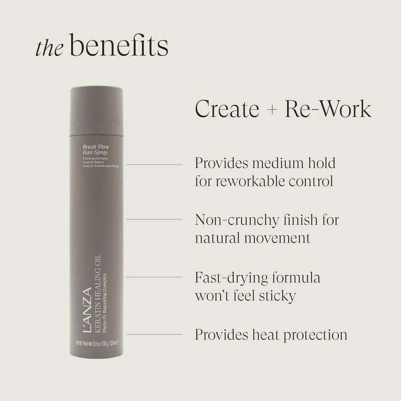 L'anza - Keratin Healing Oil Brush Thru Spray | Ulta Beauty
