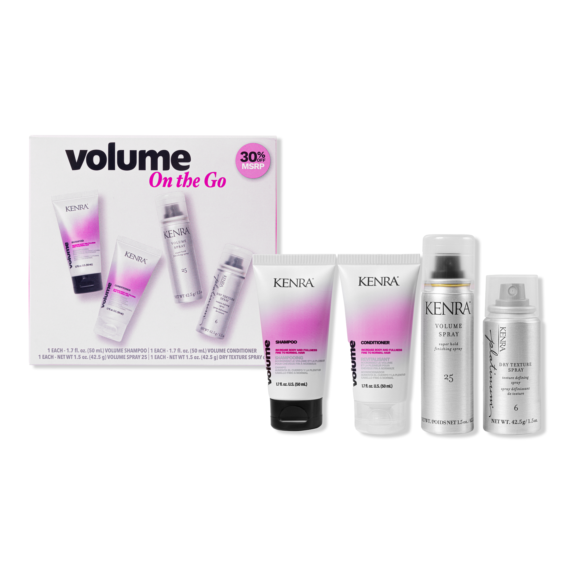 Kenra Professional Volume Essentials Try Me Kit #1