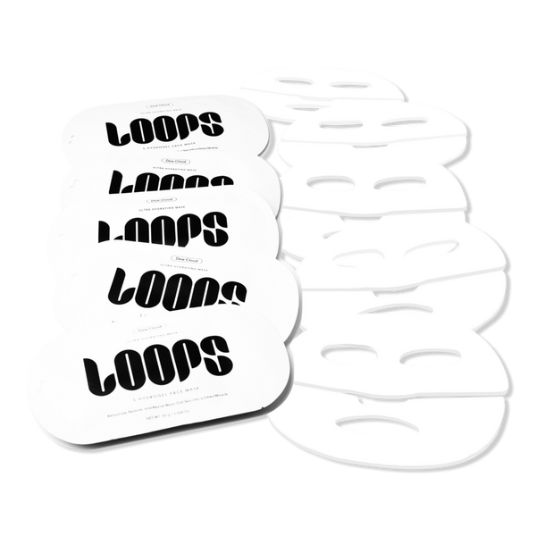 LOOPS Dew Cloud Ultra Hydrating Face Mask 5 Piece Set #1